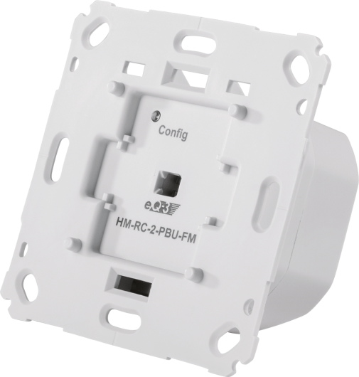 HomeMatic Wireless Remote Control 2-channel for brand switch systems, flush-mount