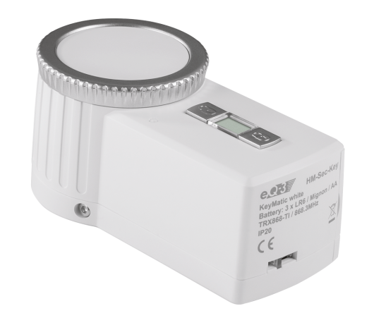 HomeMatic Wireless Door Lock Actuator KeyMatic, white with remote control