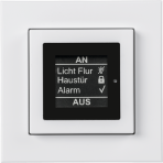 Wireless Status Display with push-button for 55 mm frames
