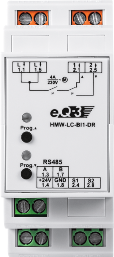 HomeMatic Wired RS485 Shutter Actuator 1-channel, DIN rail mount