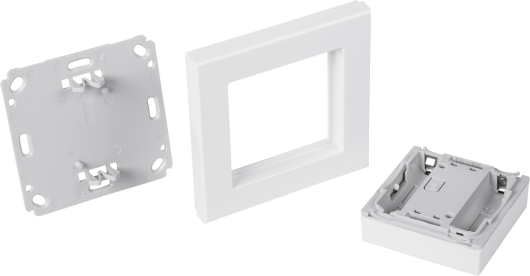 Wireless Status Display with push-button for 55 mm frames