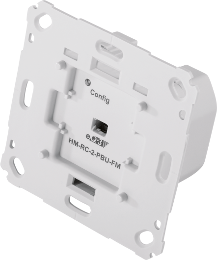 HomeMatic Wireless Remote Control 2-channel for brand switch systems, flush-mount