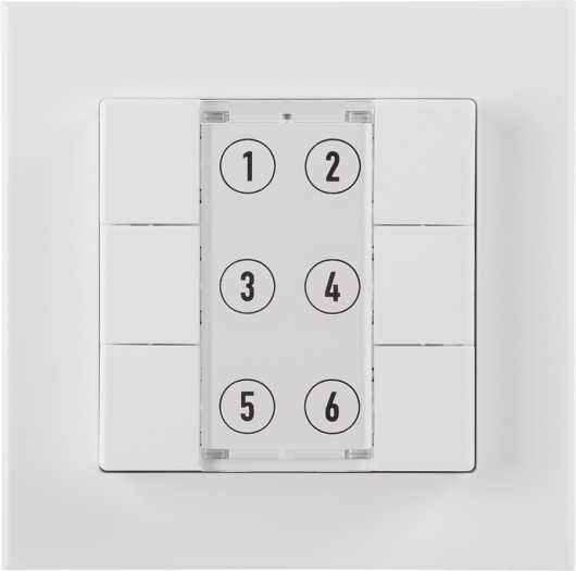 HomeMatic Wireless Push-Button 6 channels, surface-mount