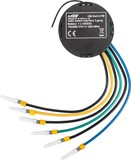 HomeMatic Wireless Switch Interface 3 channels, flush-mount