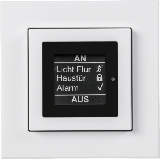 Wireless Status Display with push-button for 55 mm frames