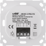 HomeMatic Wireless Remote Control 2-channel for brand switch systems, flush-mount