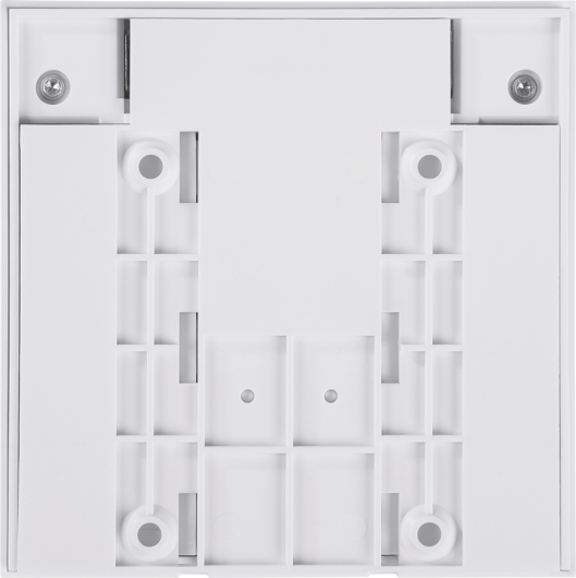 Flat wireless push-button with colour graphic display