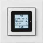 Wireless Status Display with push-button for 55 mm frames