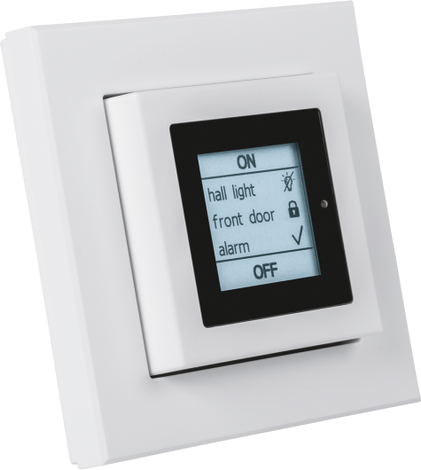 Wireless Status Display with push-button for 55 mm frames
