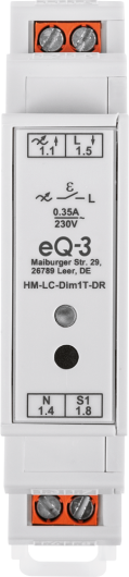 Wireless Dimming Actuator 1-channel, DIN rail mount