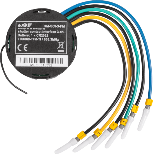 HomeMatic Wireless Shutter Contact Interface 3-channel, flush-mount