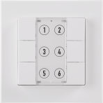 HomeMatic Wireless Push-Button 6 channels, surface-mount