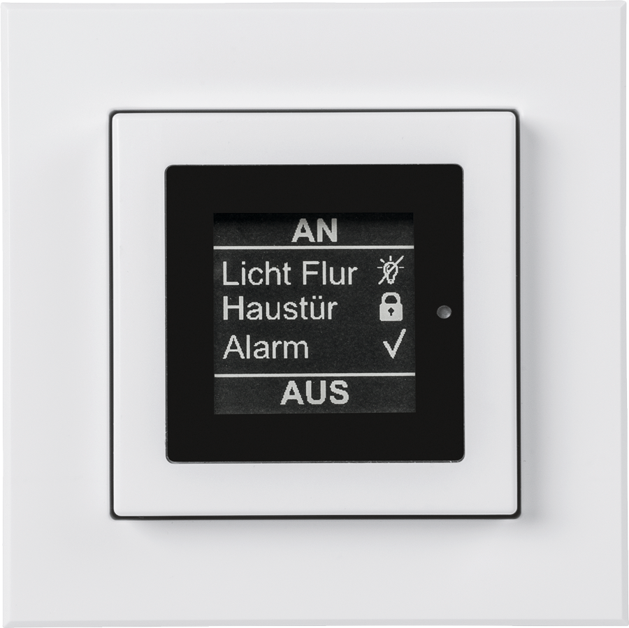 Status Display Button Wireless Status Display with push-button for 55 mm frames - eQ-3